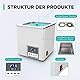 LAB FISH Lab Digitales Wasserbad 3L Kapazität Thermostatische Heizung Labor Heizgeräte Edelstahl