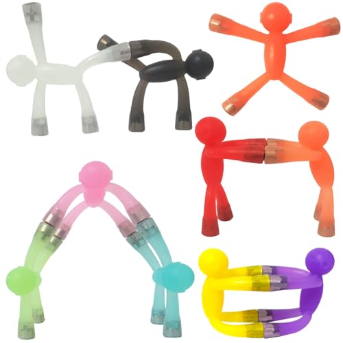 JRD&BS WINL Mini Magnetische Figuren Spielzeug für Kinder Spielzeugmagnete Spiel Kühlschrank Magnete Männchen Reisespielzeug für Kinder 10 Pcs Gummi Magnet Spielzeug für 3-12 Jahre alt