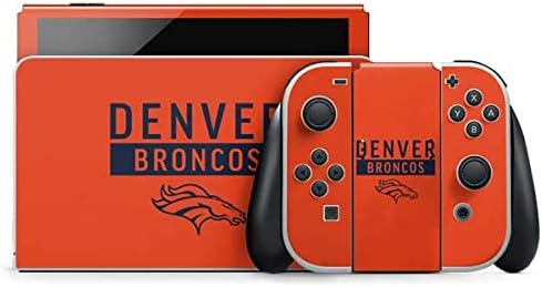 Skinit Decal Gaming Skin Compatible with Nintendo Switch OLED (2021) - Officially Licensed NFL Denver Broncos Design