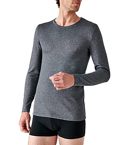 Damart - T-Shirt Thermolactyl Manches Longues, Double Face Homme Gris Taille XL (110-117)