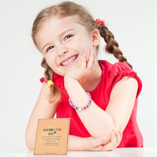 Image of Preschool Graduation Gift Big Sister Bracelet Made of Soft Ceramic with Adjustable Size Graduation Decorations 2025 Bracelet Beautifully Shaped Celebrates Preschool Pre K Graduations Gifts