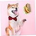 BESPORTBLE Cute Plush Dog Toy Hamburger Shape Chew Toy for Small Pets Interactive Plush Biting for Teething Puppies Material for Fun