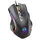 Redragon M602 RGB Gaming-Maus mit Kabel, RGB-Spektrum-Hintergrundbeleuchtung, ergonomische Maus, Griffin-programmierbar mit 7 Hintergrundbeleuchtungsmodi, bis zu 7200 DPI für Windows PC (schwarz)