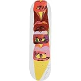 Unity Queer Skateboarding Ice Cream Cone Assorted Stains Skateboard Deck - 8.06' x 31.8'