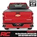 Rough Country Hard Roll Up Tonneau Cover for Chevy Silverado & GMC Sierra 1500 (2019-2026) – Aluminum Slat, No-Drill Install, Fits 5'10 Bed Short Bed