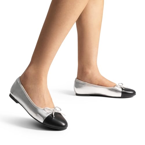 Image of Dream Pairs Women's Flats, Round Toe Ballet Flats, Comfortable Slip-on Dressy Business Casual Work Office Ballerina Flat Dress Shoes