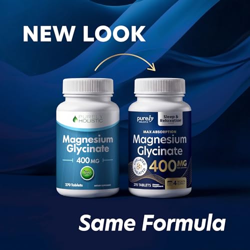 Image of Magnesium Glycinate 400mg, 4+ Month Supply, Sleep, Relax & Muscle Support
