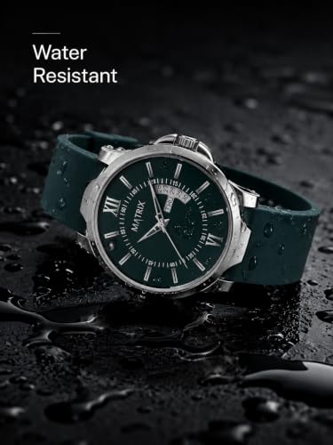 Matrix Antique 2.0 Green Silicone Watch Teal - Image 6