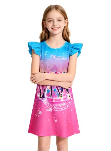 Kusouku Kids Girls Fancy Dress Novetly Princess Dresses Cute Playwear Casual Clothes Merch
