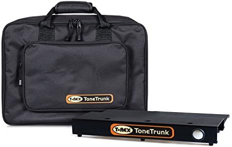 T-Rex Engineering TT-BAG-45 ToneTrunk Includes Carry Bag and 17.7" x 12.4" Two-Tiered Small Aluminum Pedalboard, Fastening Tape, and Zip Ties (10281)