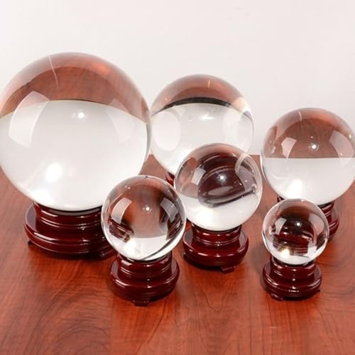 Boule en cristal K9 poli à la main, objet de décoration d'exception 40mm
