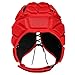 ZENFUN Rugby Helmet, Soft Padded Headguards Shell, Red Foam Cotton Protective Football Headgear, Scrum Cap for Youth, Adult, Large Size