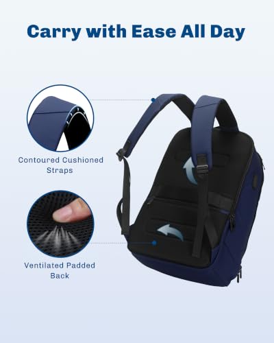 Image of Hynes Eagle 16 Inch Laptop Backpack 25L Business Travel Workday Daypack