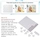 6 Set 13 X 18 Cm 63 Teile Weißes Puzzle Blanko-Puzzle Sublimation Heat Press Transfer Puzzles Sublimation Blanks Puzzles Weiße Montage DIY für Kinder