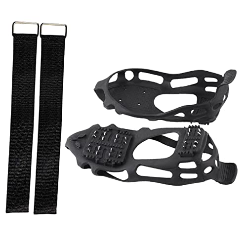 SHERCHPRY 1set Professional Mountaineering Crampons Tooth - Shoe for Lightweight TPE Grippers for Fishing Climbing Unisex