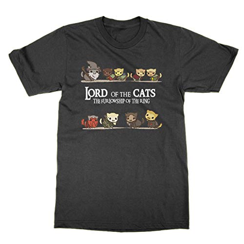 T-shirt Le Seigneur des Chats fini le look banal adoptez le style parodique félin