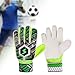 Zxpjkyu Goalkeeper Gloves Goalie Training Gloves High Performance Soccer Goalie Gloves Adults, Green Size 8