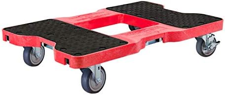 SNAP-LOC 1200 LB Professional E-Track Dolly RED