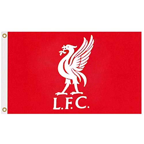 LFC Giant Official Liverpool (2019 Premier League) Crest Flag (100% Polyester & Measures 5ft x 3ft)