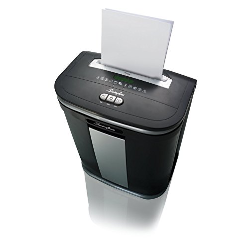 Gbc Paper Shredder, Shredmaster, Jam Free, 12 Sheet Capacity, Micro-Cut, 1-5 Users, Sm12-08 (1758496) , Black #TOP5