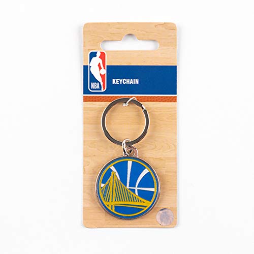 NBA Golden State Warriors KeychainTeam Logo, Team Colors, One Size