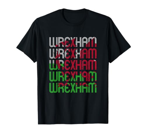 Wrexham Wales Dragon Welsh Flag Apparel Men Women Kids T-Shirt