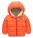Wattierte Steppjacke mit Fleecefutter für Jungen und Mädchen