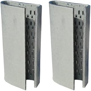 0.5 in. Open Serrated Seals for Extruded Polyester Strap, 1000 Per Case