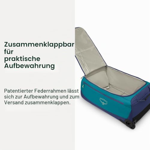 Osprey Daylite Reise-Duffel mit Rollen, 115L, Black – Ansicht 3