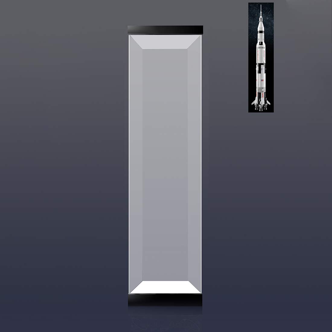 Buy POXL Acrylic Display Case/Box for (NASA Apollo Saturn V) Building