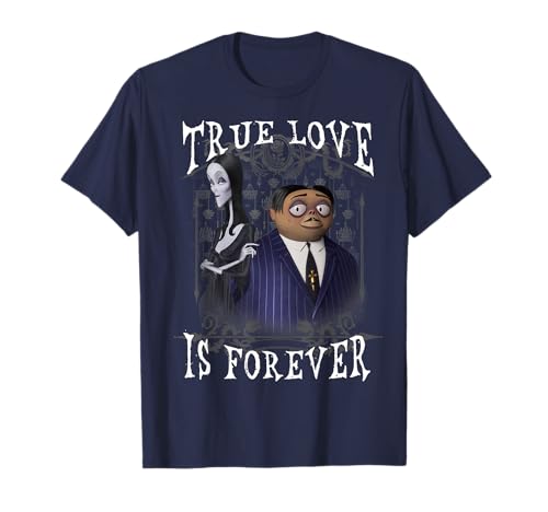 Addams Family Morticia and Gomez True Love is Forever T-Shirt
