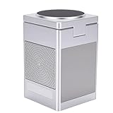 RiToEasysports Stazione di Ricarica Wireless, Materiale ABS, Sveglia 3 in 1 e Altoparlante Bluetooth, Ricarica Rapida per, Compatibile con Orologio e Auricolari