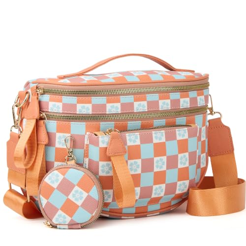Image of Crossbody Purse for Women Small Crossbody Bags Trendy Vegan Leather with Adjustable Shoulder Straps Gift for Mother Wife Mom