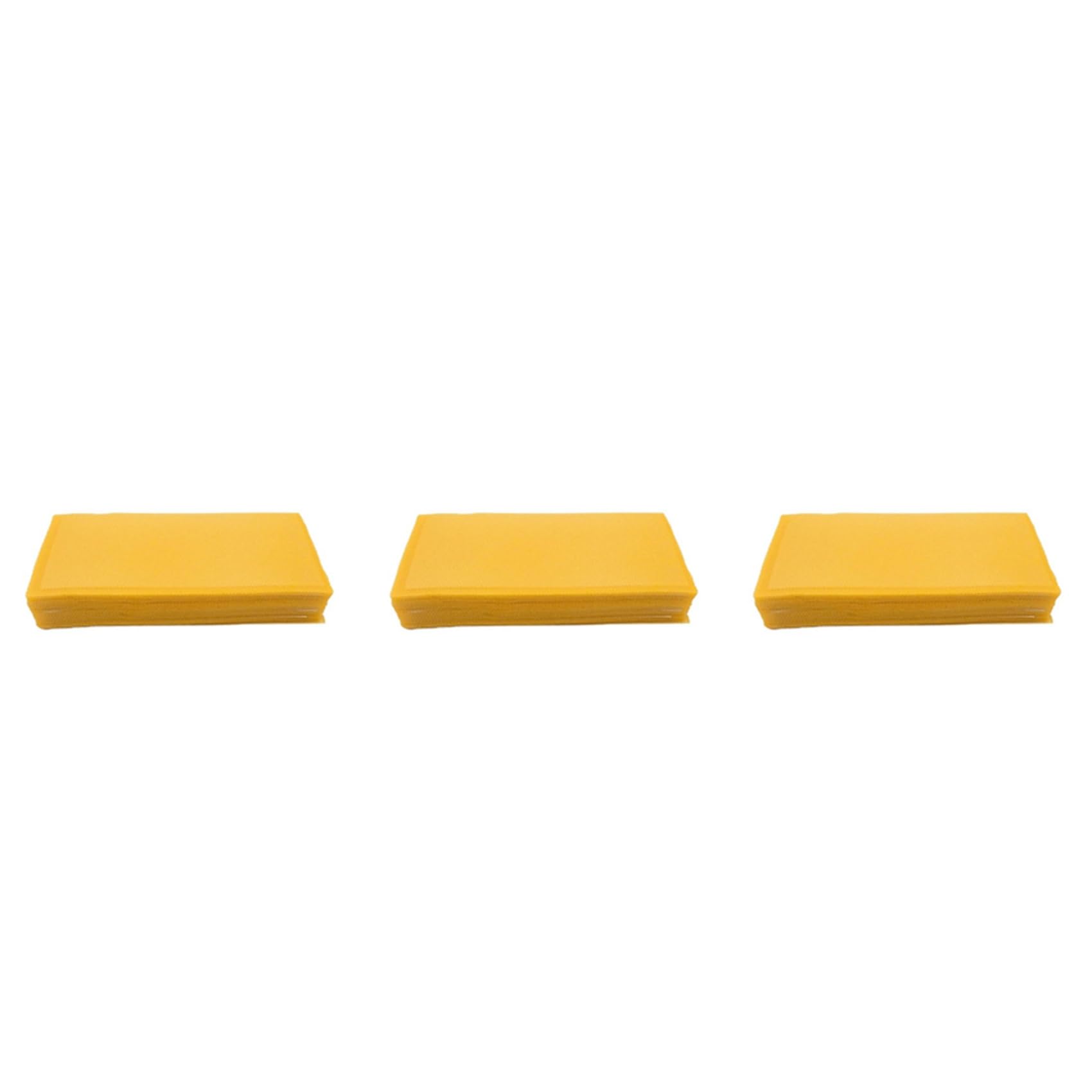 Jnchdghwa Yellow 90Pcs Honeycomb Foundation Bee Wax Foundation Sheets Paper Candlemaking Beeswax Flakes Beekeeping Tool