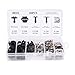 ANTS PART 60Pcs Engine Undertray Cover Clips Bottom Metal Screw Bolt Kit for Audi VW