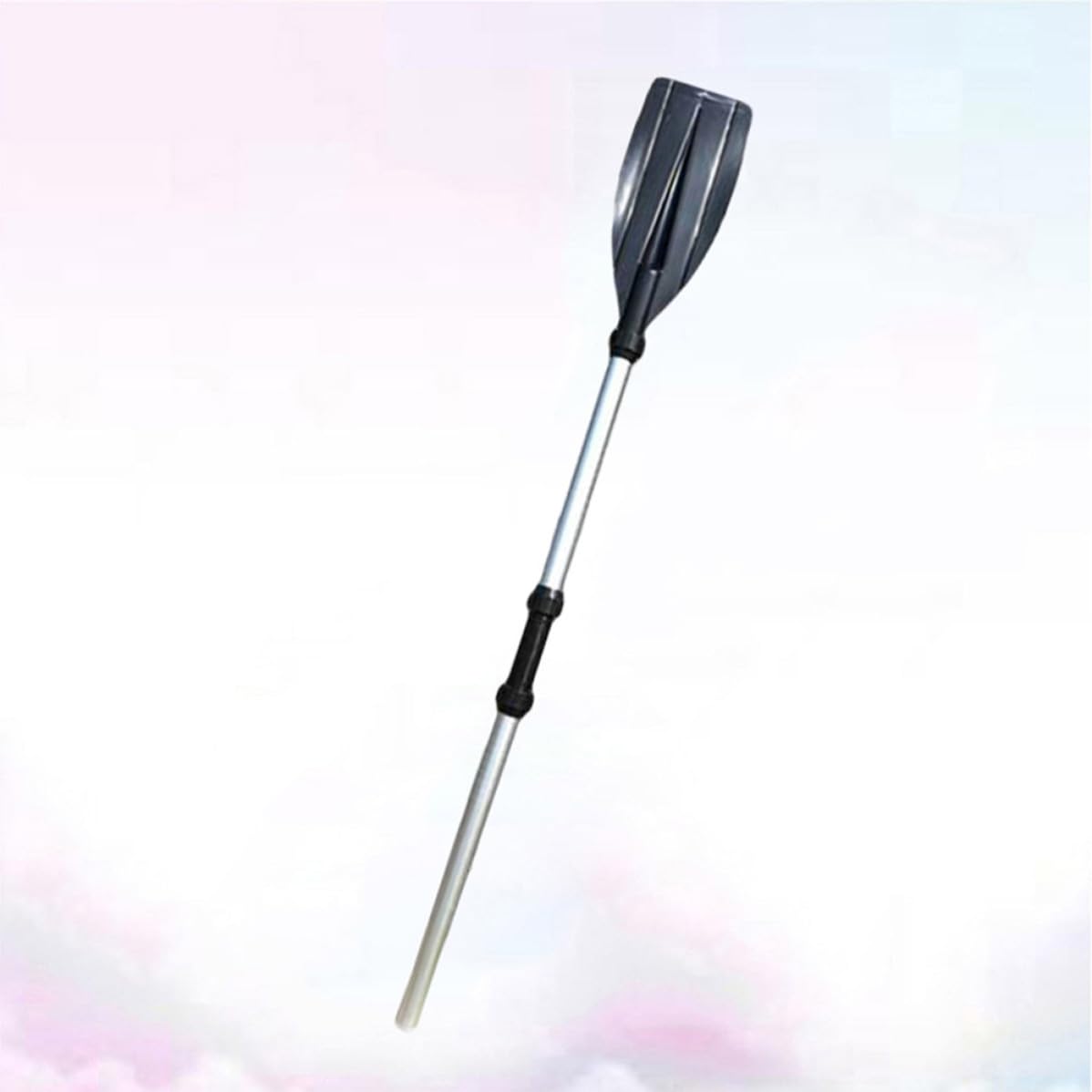 Toddmomy Pagaie de Canoë Réglable et Détachable en Alliage D’Aluminium Noir | Double Tête Assemblable, Pales au Design Profilé, pour Kayak, Accessoire de Navigation