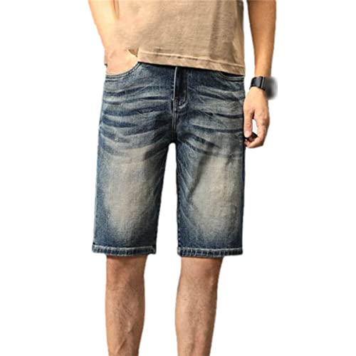 Short en coton denim déchiqueté homme Kelsiop 04 58 hip-hop