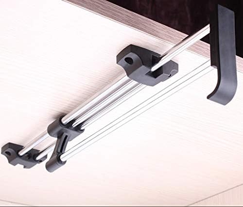 Ochoos Top-Mounted Sliding Pull Out Closet Wardrobe Clothes Hanger Rack - (Color: 45CM Long)