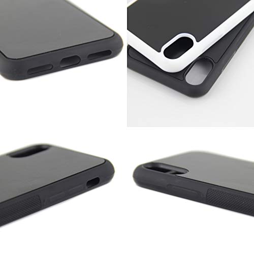 Omio For Iphone Xs Max Antigravity Case Magical Nano Sticky Technology Protective Cover For Iphone Xs Max Case Soft Tpu Dirtproof Anti-Slip Anti-Scratch Shell For Iphone Xs Max Silicone Case Black #TOP2