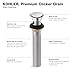 Kohler RH1464524-CP Clicker Drain with Overflow in Polished Chrome