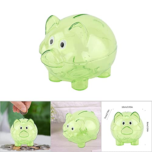Babyspeelgoed, speelgoed voor 1 jaar oude jongen Peutermeisjesspeelgoed Spaarpot voor meisjes Peuterleerspeelgoed met varkensbank voor varkensbanken(Small green) - Image 6