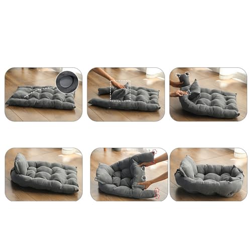 Panier pour petit chiot et chaton lavable avec bouton réglable multifonction