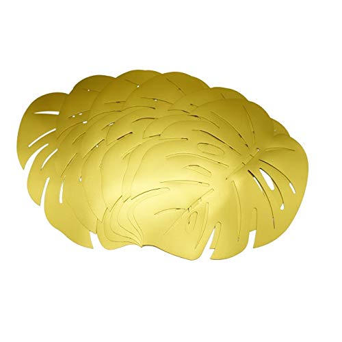 Banana Leaf Placemats | Palm Leaves Decor | Set Of 6 Vinyl Palm Leaf Placemats For Indoor And Outdoor Use | Easy To Clean #TOP7