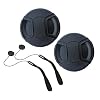 58mm Lens Cap Cover Compatible for Canon EF 75-300mm f/4-5.6 III,RF 75-300mm F4-5.6,EF75-300mm f/4-5.6 III USM Lens,HUIPUXIANG[2 Pack]