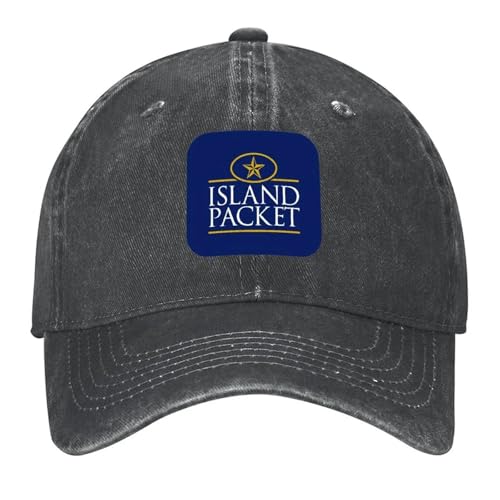 Casquette de sport décontractée Island Packet en coton avec fermeture ajustable