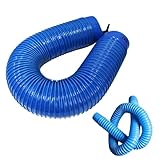 Generisch Flexibler PVC-Staubsaugerschlauch 1,25' bis 15,75' – Industrieller Absaugschlauch, Entlüftungsschlauch für die Holzbearbeitung, kompatibel mit Geräten von 90 mm bis 3,54'
