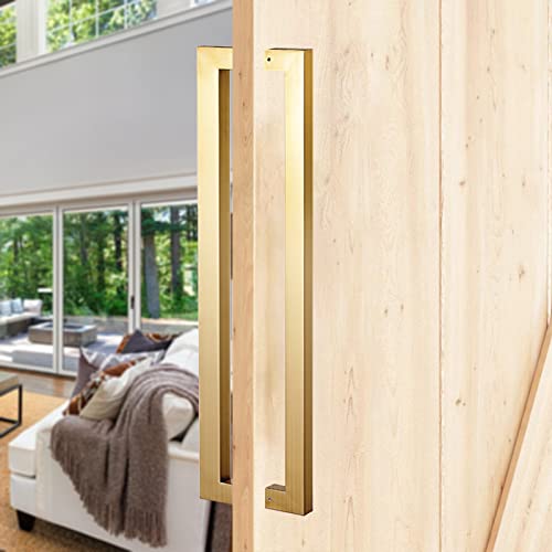 Juego de Tiradores de Puerta corredizas de Granero con Herramientas de instalación, Resistentes y contemporáneos, para Cocina, Ducha y Sala de Estar, 60 cm de diámetro y