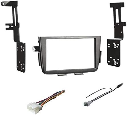 Premium Car Stereo Dash Install Kit, Wire Harness, and Antenna Adapter for Installing an Aftermarket Double Din Radio Compatible with: Made for 2005-2006 Acura MDX