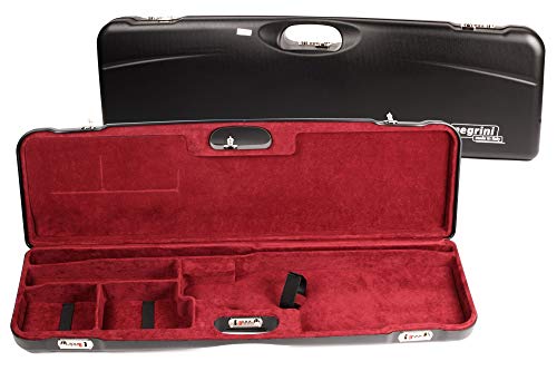 Negrini Cases 1657Lr/5163 Luxury Shotgun Case For High Rib/1 Gun/1 Barrel Up To 36-Inch/Abs/Barrel Vertical With Forend Off, Blue/Blue #TOP7