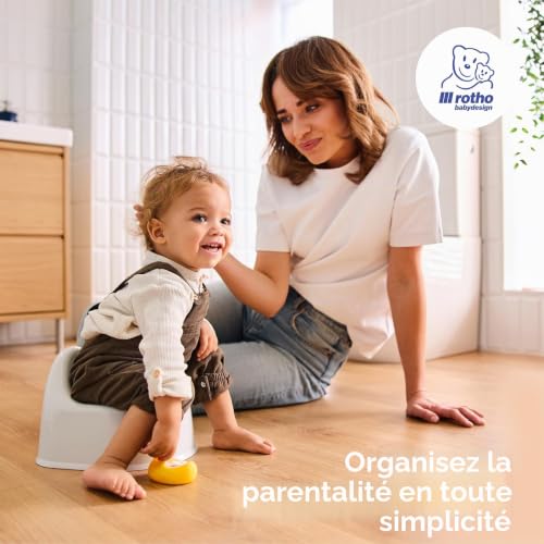 Rotho Babydesign Boîte à lingettes humides, bleue, 1,25 l, grande boîte de rangement pour lingettes humides, lingettes pour bébé et lingettes de nettoyage, distributeur hermétique rechargeable – vue 6